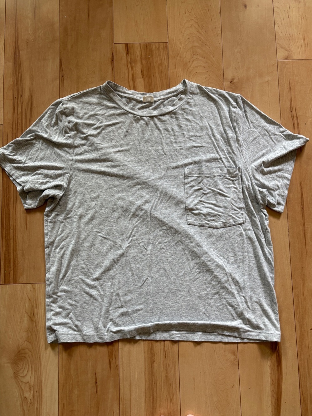 Wilfred Free Light Gray Pocket Crewneck T-Shirt
